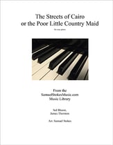 The Streets of Cairo or the Poor Little Country Maid piano sheet music cover